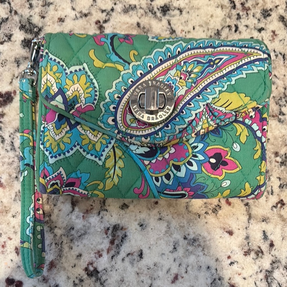 Vera Bradley wrist wallet